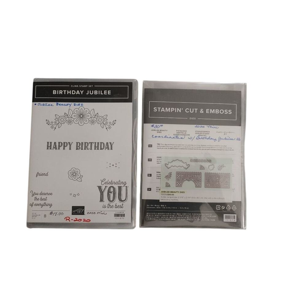 Stampin' Up! Birthday Jubilee + Cut & Emboss Dies